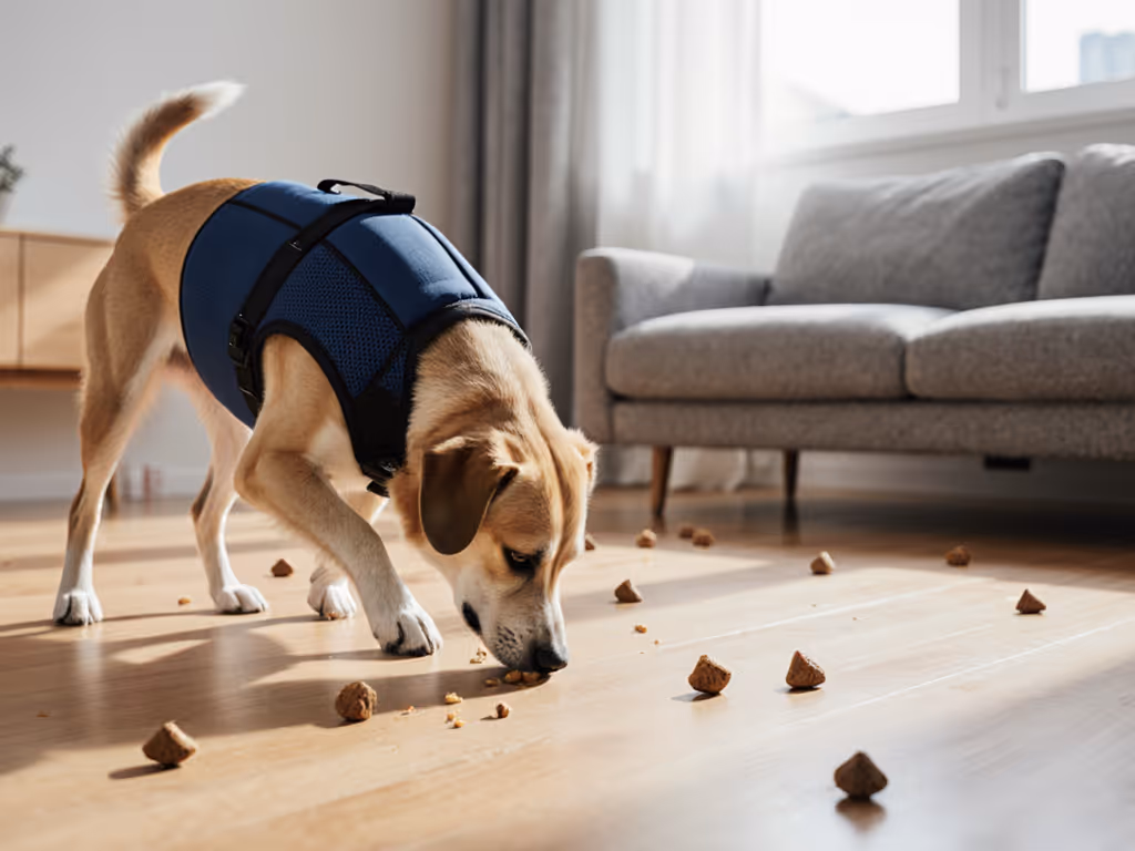 dog_wearing_k9fitvest_during_indoor_scent_game